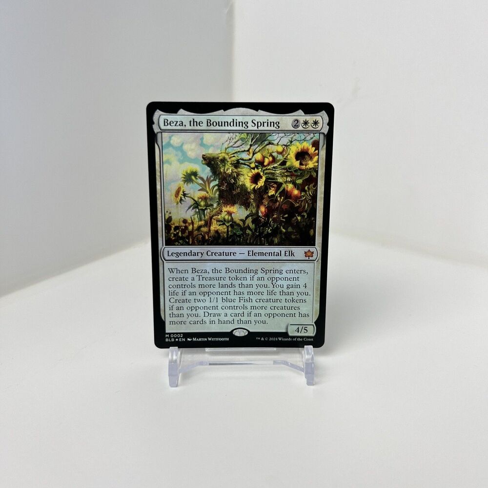 Magic The Gathering MTG Bloomburrow Beza, the Bounding Spring Legendary Mythic